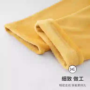 静英鸾 舒适简约加绒加厚宽松长裤柔软家居服睡裤 女款