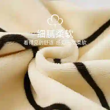 静英鸾 翻领舒适简约条纹长袖宽松设计开衫家居服睡衣套装 女款