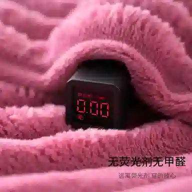 静英鸾 舒适简约加绒加厚宽松长裤柔软家居服睡裤 女款