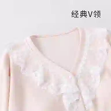静英鸾 带胸垫休闲时尚甜美简约蝴蝶印花亲肤舒适可外穿家居服睡衣套装 女款