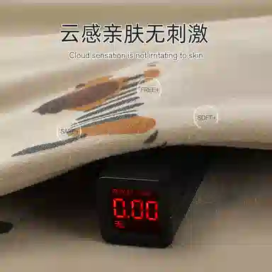 静英鸾 卡通腊肠狗甜美风德绒保暖休闲舒适家居服睡衣套装 男女同款