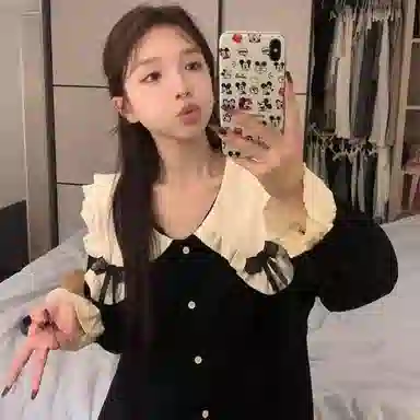 静英鸾 长袖高级感可外穿睡衣套装 女款