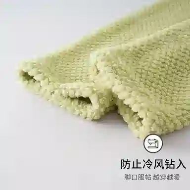静英鸾 舒适简约加绒加厚宽松长裤柔软家居服睡裤 女款