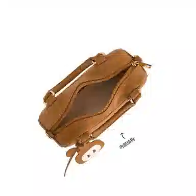 稻草人 琥珀流光系复古风百搭少时尚满印通勤小拎包 织物 手提包 常规 女款 多色