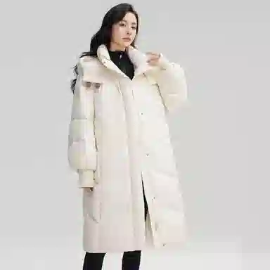 鸭鸭 【气质简约】秋冬户外保暖御寒品质鸭绒外套羽绒服 女款
