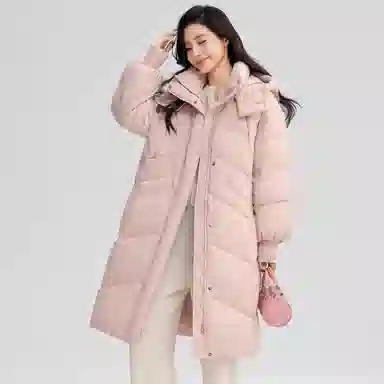 鸭鸭 【气质简约】秋冬户外保暖御寒品质鸭绒外套羽绒服 女款