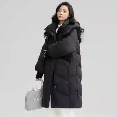 鸭鸭 【气质简约】秋冬户外保暖御寒品质鸭绒外套羽绒服 女款