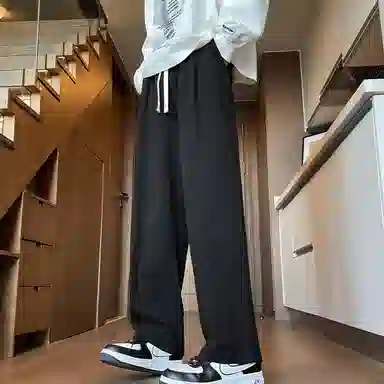 寻星记 日系复古休闲长裤宽松舒适工装裤 男女同款
