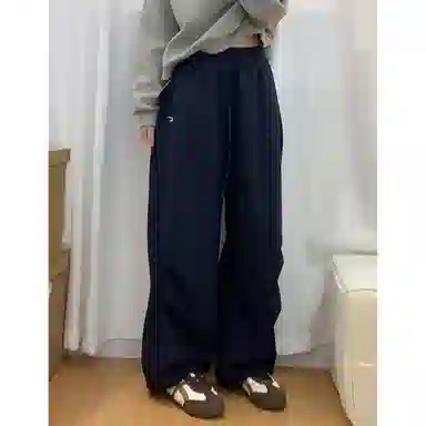悍戈 美式复古潮流百搭舒适亲肤拖地长裤休闲裤 男女同款