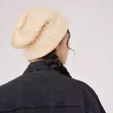 红豆 百搭休闲冬季保暖时尚宽松 腈纶 绒线帽 男女同款情侣款