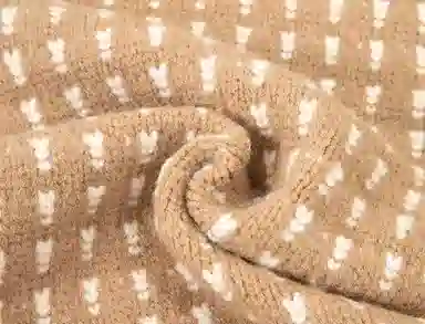 红豆 简约时尚舒适百搭 涤纶 绒线围巾 男女同款情侣款