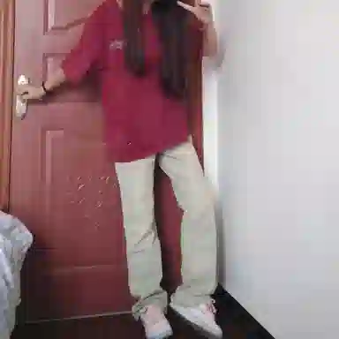 八哥 美式经典高街潮流做旧水洗废土风高级感窄版出街通勤柳叶弯刀时尚百搭微喇裤显高显瘦中腰设计秋冬裤子男牛仔裤 男女同款