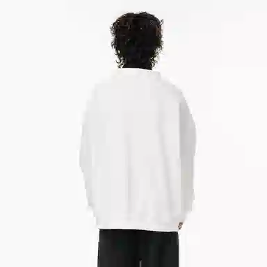 八哥 美式复古高街基础款纯色舒适休闲百搭宽松设计感经典亲肤柔软纽扣慵懒开衫针织衫 男女同款