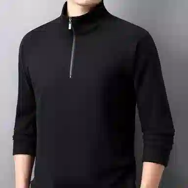 Laoyeche Half-Zip Mock Neck Sweatshirt