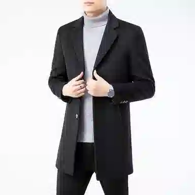 Laoyeche 2025 Mid-Length Casual Coat