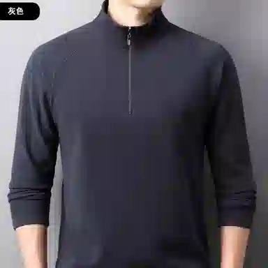 Laoyeche Half-Zip Mock Neck Sweatshirt