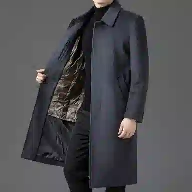 Laoyeche Men's Wool Coat