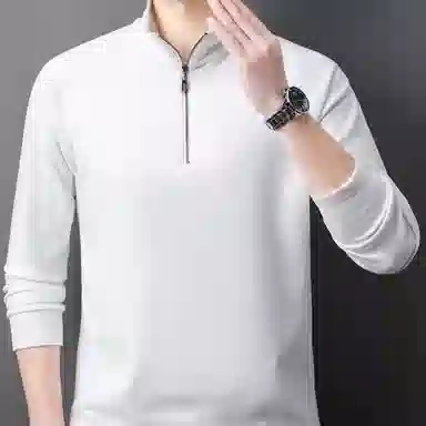 Laoyeche Half-Zip Mock Neck Sweatshirt