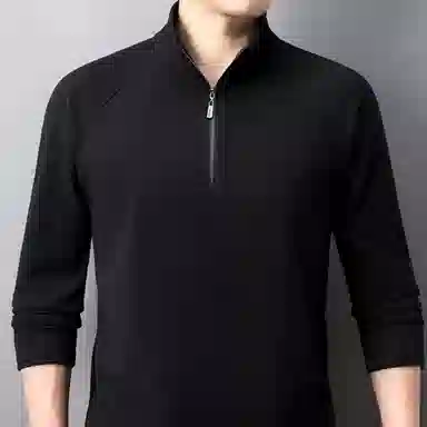 Laoyeche Half-Zip Mock Neck Sweatshirt