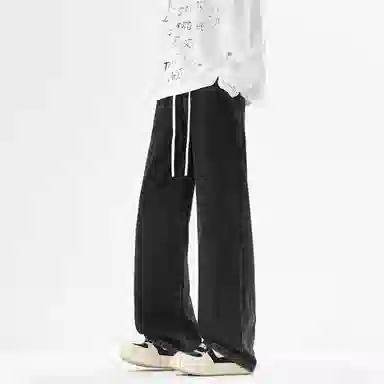 邦固依品 美式高街水洗做旧挺阔有型复古长裤休闲宽松百搭日常通勤旅游舒适透气经典阔腿显高垂感直筒牛仔裤 男女同款