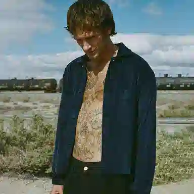 Polar Skate Co Long Sleeve Shirt Navy