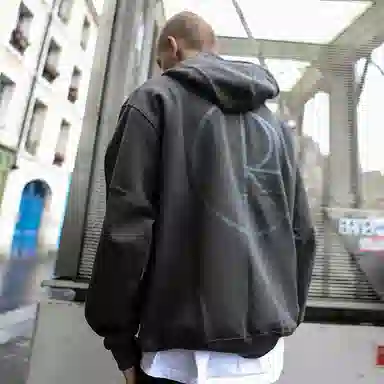 Polar Skate Co Hoodie Washed Black