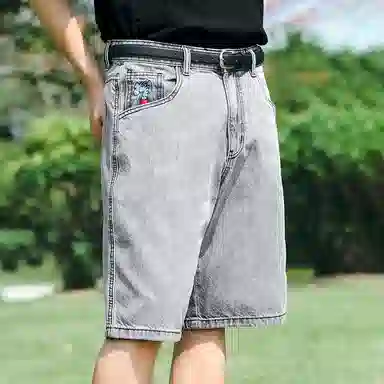 MIND ERROR Denim Shorts