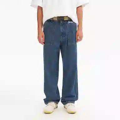 MIND ERROR Logo Jeans