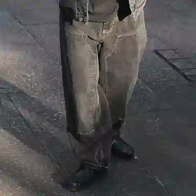 Polar Skate Co Silver Black Jeans