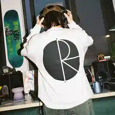 Polar Skate Co Logo Long Sleeve Tee