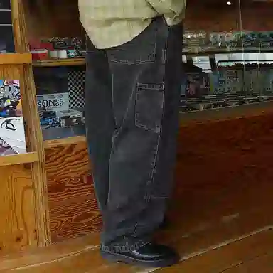 Polar Skate Co Silver Black Jeans