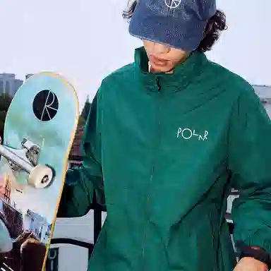 POLAR SKATE CO Coach Jacket Logo