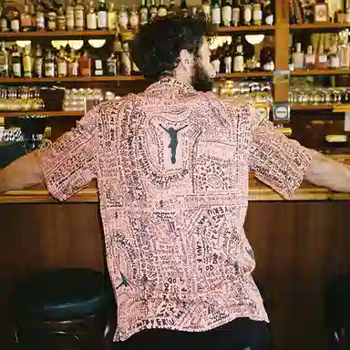 Polar Skate Co Bowling Shirt Orange