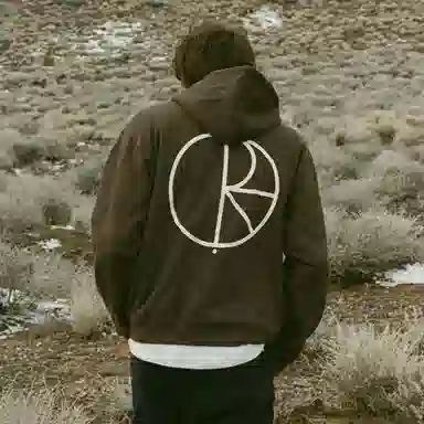 Polar Skate Co Hoodie Washed Black