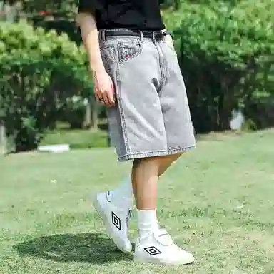 MIND ERROR Denim Shorts