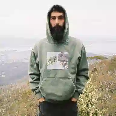 Polar Skate Co Hoodie Grey Green