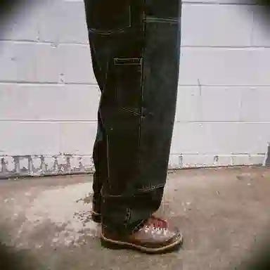 Polar Skate Co Silver Black Jeans