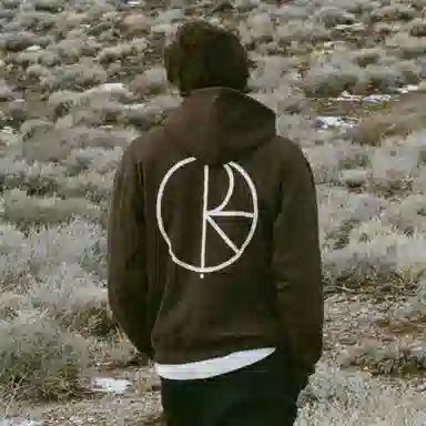 Polar Skate Co Hoodie Washed Black