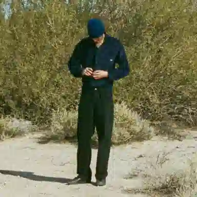 Polar Skate Co Long Sleeve Shirt Navy