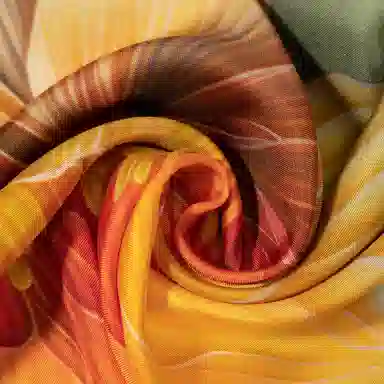 一米画纱 中式国风高雅山茶花系列斜纹中方巾双面西装领巾优雅 桑蚕丝 丝巾 女款