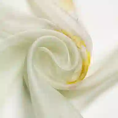 一米画纱 国风花卉轻盈透气旅游拍照外搭真丝雪纺喷绘长巾出行遮阳纱巾 丝巾 桑蚕丝 女款