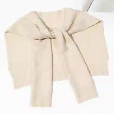 一米画纱 青春洋气细腻针织防风保暖空调护肩搭肩多功能出游拍照凹造型百搭 绵羊毛 披肩 男女同款情侣款