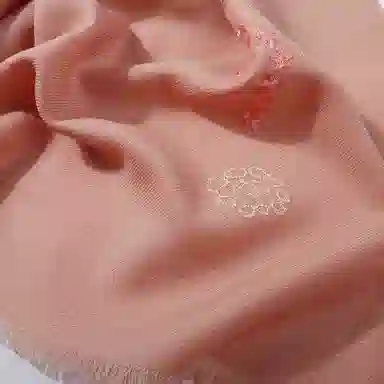 一米画纱 中式古典国风花卉贴花结婚喜宴亲肤防风保暖披风优雅精致外搭 绵羊毛 披肩 女款