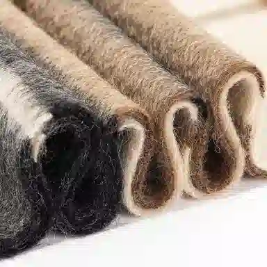 一米画纱 柔软亲肤长款加厚保暖时尚休闲气质格纹流苏潮流舒适 绵羊毛 绒线围巾 男女同款情侣款