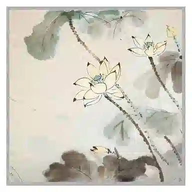 一米画纱 丝绸质感花卉图案国风印花真丝方巾踏青郊游装饰领巾拍照搭配 桑蚕丝 丝巾 女款