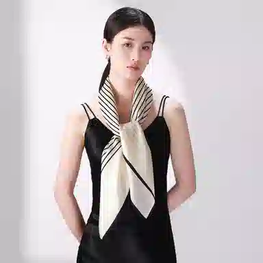 一米画纱 婉约江南中式真丝大方巾时尚印花舒适独特图案优雅百搭 桑蚕丝 丝巾 女款