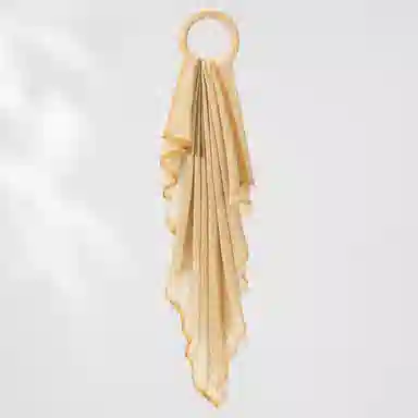 一米画纱 高格调细密轻盈柔软舒适亲肤保暖大方巾清新水溶色织格优雅个性毛须边 绵羊毛 绒线围巾 女款