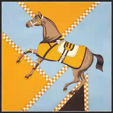 一米画纱 古典花卉雅韵国风真丝方巾旅游装饰素绸缎领巾搭配西装时尚出游 桑蚕丝 丝巾 女款