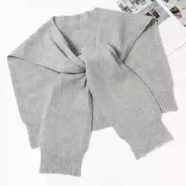 一米画纱 青春洋气细腻针织防风保暖空调护肩搭肩多功能出游拍照凹造型百搭 绵羊毛 披肩 男女同款情侣款