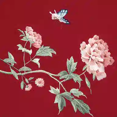 一米画纱 新中式传统盘扣精致古风花卉刺绣两用外搭加厚保暖旗袍晚礼服披风多功能优雅 绵羊毛 披肩 女款